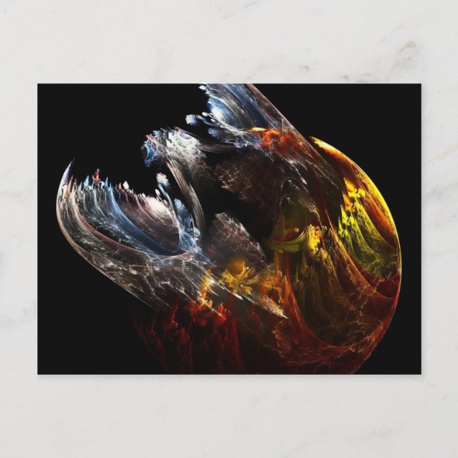 Dragon Emerging Postcard (Front)