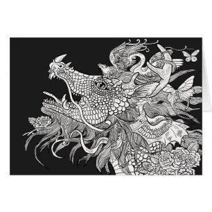 Dragon Enchantment Colour your Own
