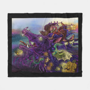 Dragon Enchantment Fleece Blanket