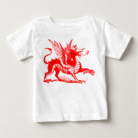 Dragon Engraving - Red