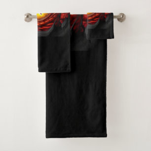 Dragon eye  bath towel set