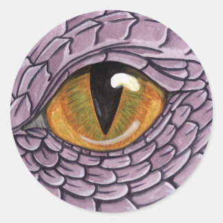 Dragon Eye Classic Round Sticker