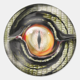 dragon eye classic round sticker