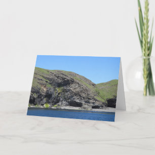 Dragon Face Rock Cliffs Skye Card
