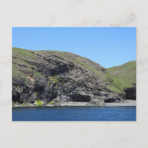 Dragon Face Rock Cliffs Skye Postcard