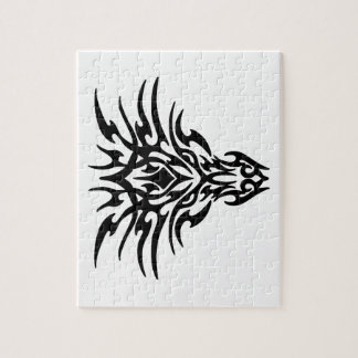 Dragon Face Tattoo Jigsaw Puzzle