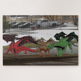 Dragon Family  Jigsaw Puzzle