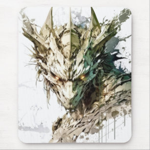 Dragon Fantasy Animal Painting Wildlife Outdoors  Mouse Pad