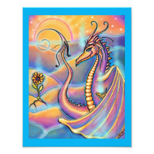 Dragon fantasy By Renee L. Lavoie  Photo Print