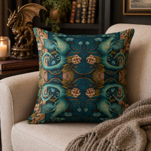Dragon Fantasy Gothic Mediaeval Cushion