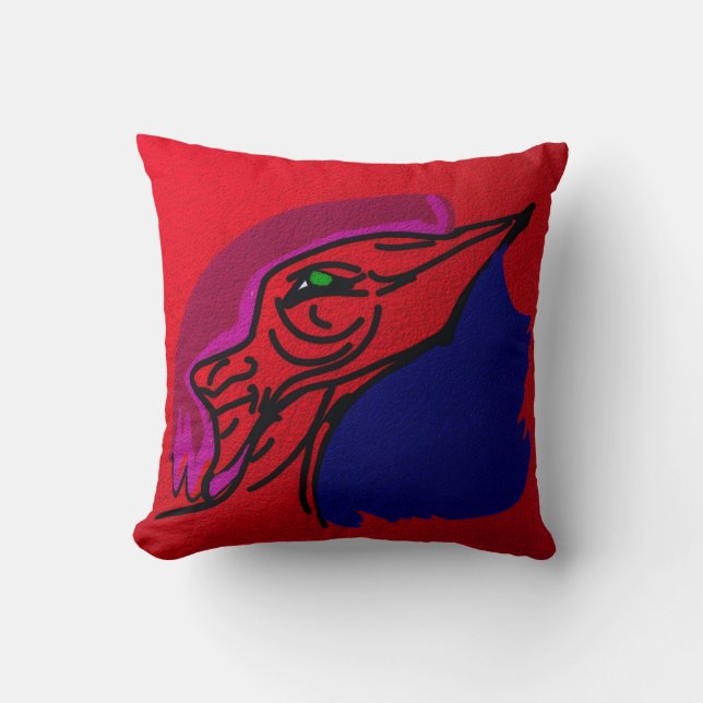 Dragon Fashionista Cushion (Front)
