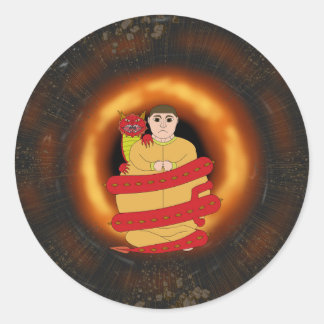 Dragon Fat Dude Sticker