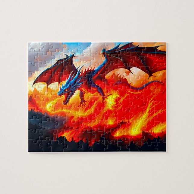 Dragon Fire Jigsaw Puzzle (Horizontal)