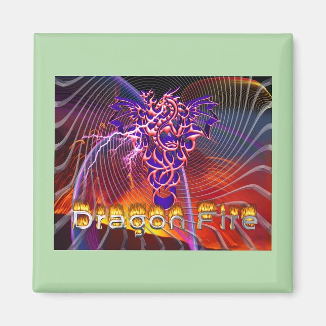 Dragon Fire  Magnet (Front)