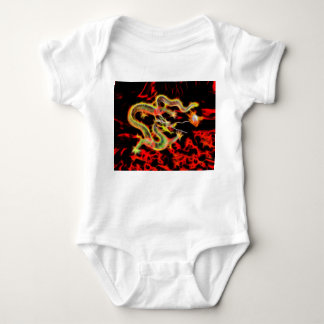 Dragon Fire on Lucky Energy Baby Bodysuit