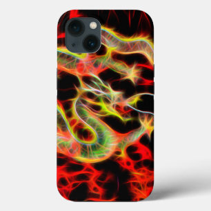 Dragon Fire on Lucky Energy iPhone Case