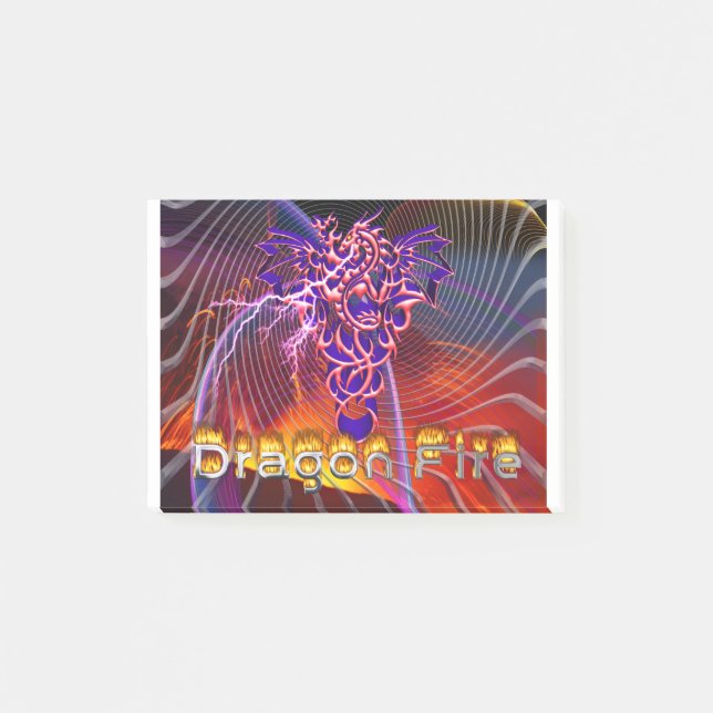 Dragon Fire  Post-it Notes (Front)