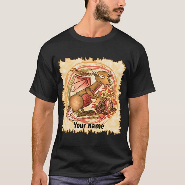 Dragon Firefighter  t-shirt (Front)