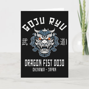 Dragon Fist Dojo Goju Ryu Karate Card