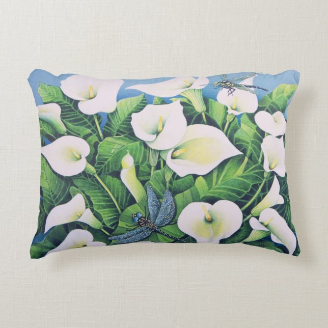 Dragon Flies Decorative Cushion (Front)