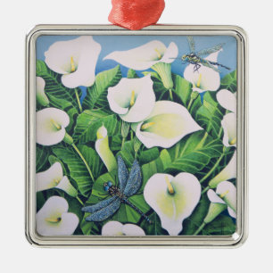 Dragon Flies Metal Ornament