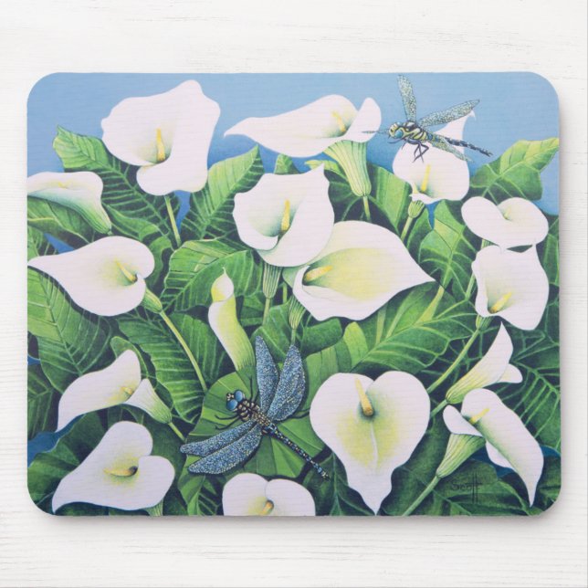 Dragon Flies Mouse Pad (Front)