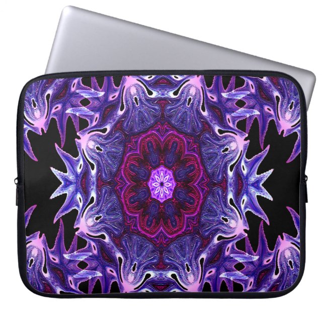 Dragon Flowers....... Laptop Sleeve (Front)