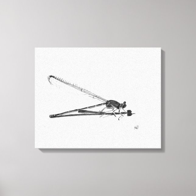 Dragon Fly Canvas Print (Front)