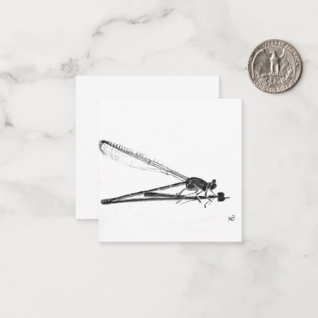 Dragon Fly Card (Front/Back In Situ)