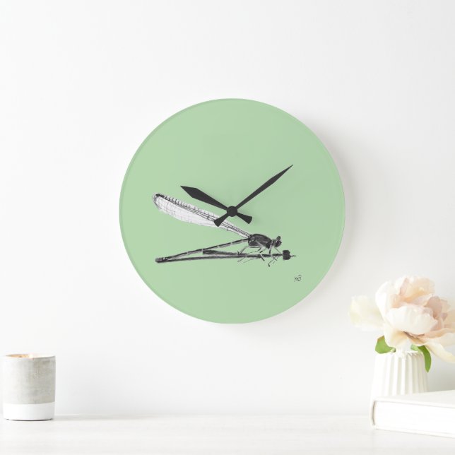 Dragon Fly Large Clock (Home)