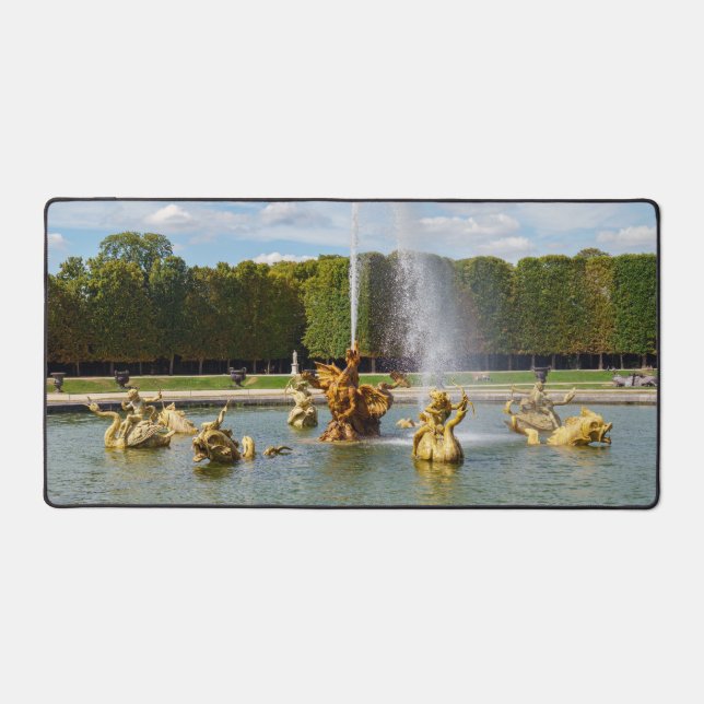 Dragon Fountain in Versailles garden - France Desk Mat (Front)