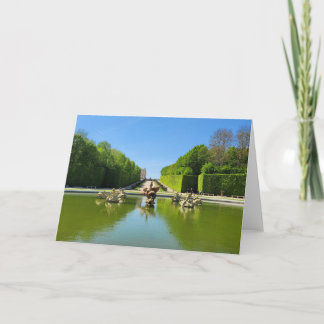 Dragon Fountain of Versailles Photo Greetings Card