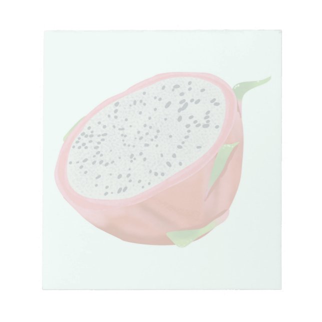 Dragon Fruit Blue Notepad (Front)