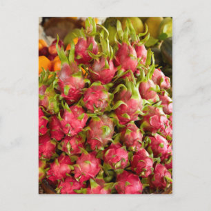 Dragon Fruit  Ch Duoc Market Postcard