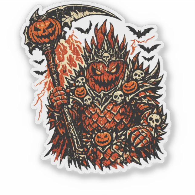 Dragon Fruit Demon King Halloween — Dark Retro  (Front)