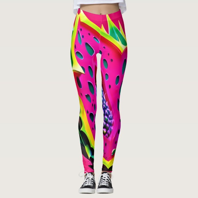 Dragon Fruit Dream Leggings (Front)