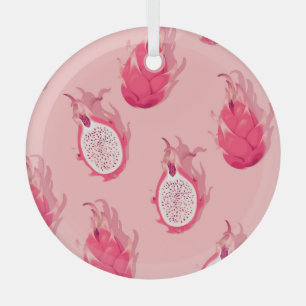 Dragon Fruit: High Detail Seamless Glass Tree Decoration
