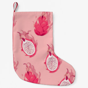Dragon Fruit: High Detail Seamless Small Christmas Stocking