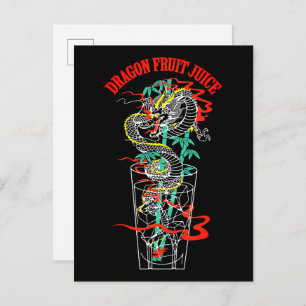 Dragon Fruit Juice Postcard