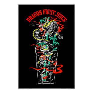 Dragon Fruit Juice Poster