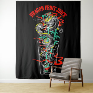 Dragon Fruit Juice Tapestry