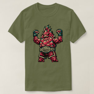 Dragon Fruit MMA Champion — Vintage Retro Fighter  T-Shirt