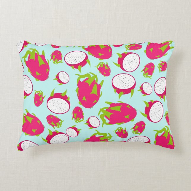 Dragon Fruit Pattern Decorative Cushion (Front)