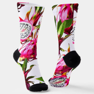 Dragon fruit pattern  socks