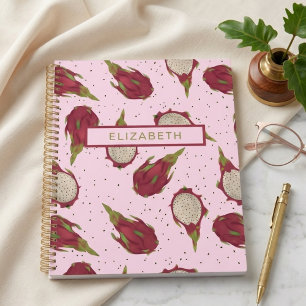 Dragon Fruit Pattern Tropical Personalised Custom Planner