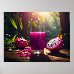 DRAGON FRUIT (Pitahaya) - EXOTIC FRUITS Poster