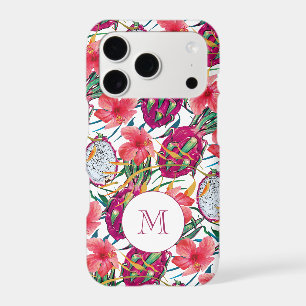 Dragon Fruit Tropical Floral Modern Green Palm