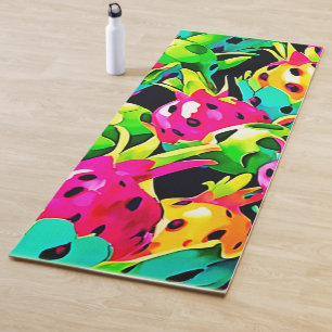 Dragon Fruit Vivid Pattern Yoga Mat