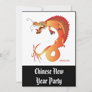 Dragon full colour Invitation