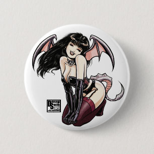Dragon Girl Button